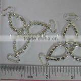 SILVER AND CLEAR COLOR Middle East Rhinestone Buckles, Metal Buckles thumbnail-1