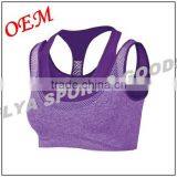 Factory OEM Services Hot Sexy Dry Fit Yoga Wear Custom Women yoga gym sport bra