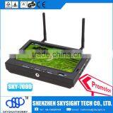 SKY-700D 7" DVR FPV Monitor 5.8ghz Wireless Recorder AV-IN,AV OUT