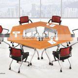 China Manufacturer Office Furniture Steel Metal Table for Training thumbnail-1
