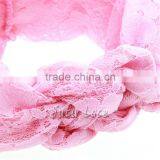 Fancy Lace Elastic Headbands - Knitted Head Wraps for 0-4years Old Kids Hair Accessory - Wide Lace Headband thumbnail-4