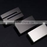 3.5CM Men's Leather Lead Smooth Pinch Buckle Belt Buckle Manufacturers Supply thumbnail-1