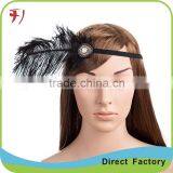 Newest Fashion Mesh Feather Headband/hair Comb/brooch thumbnail-3