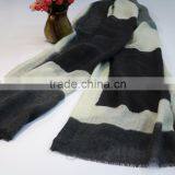 fashionable 100 cotton stretch knit scarf