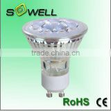 110-240V 7W GU10 2835SMD 9pcs Glass 50*H53mm CE RoHS LED Spot Lighting Bulbs