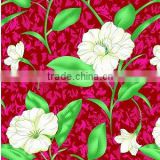 100% polyester fabric microfiber with printed fabric