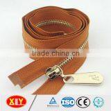 Shenzhen Xly Zipper Manufacturer Golden Brass Metal Zipper thumbnail-5