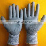 [Gold Supplier] High Quality Cheap Price Level 5 PU Coated Cut Resistant Gloves thumbnail-1