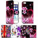 Wholesale Hot Selling Leather Flip Wallet Mobile Phone Case Cover for Iphone SE thumbnail-1