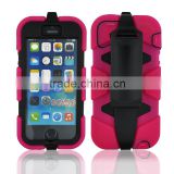Heavy duty case for iPhone 5S with screen protector and kickstand