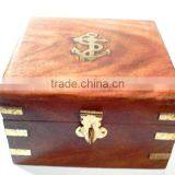 VINTAGE Pirate Brass Nautical Sextant- Buy Brass Nautical Sextant With Box 1029 thumbnail-2