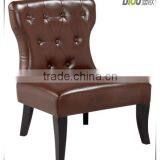 PU Material Antique Wood Frame Leisure Chair With Flying Wing Like Back - 2014 New Model (DO-6081-1) thumbnail-1