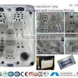 2016 New Design Outdoor Portable Corner Acrylic ABS Whirlpool Bathtub& Hot Tub thumbnail-6