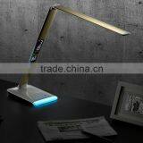 Led Folding clock bedside dimmable official high level led reading study desk lamp light