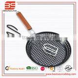 Aluminum Nonstick Grill Frying Pan BBQ Marble Grill Pan Microwave Grill Pan With Tong thumbnail-1