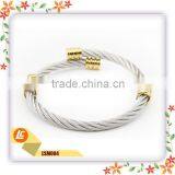 Black&Sliver Colour Fashion Bangle Jewelry Stainless Steel Fashion Bracelets Cute Couple Cheap Jewelry thumbnail-5