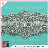 HC-3366 Hechun New Fancy Design Sewing Bling Bead Crystal Applique for Bride thumbnail-3