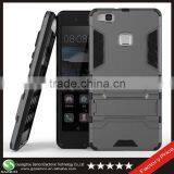 Samco Shockproof Hybrid Cellphone Cover for Huawei P9 Lite With Foldable Kickstand