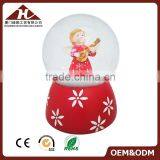 100mm Angel Snow Globe With Snow Blowing