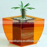 Exquisite Design Clear Acrylic Flower Pots Shenzhen Factory thumbnail-1