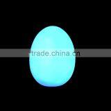 7 Color Changing LED Table Lamp Light LED Egg for Decoration