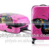 Beauty Butterfly Printing Luggag Fashion for Women ABS&PC Carry on Luggage Two Size 20'' 24 Trolley Luggage Set for Travel thumbnail-4