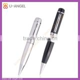 Pen Promotion usb flash drives, Flash USB with writing pen, Metal Pen Shape U Disk