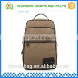 Custom High Quality Large Capacity Vintage Style School Canvas Backpack