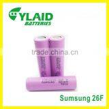 New Hot High Drain for Vaping Good Quality Factory Cheaper Price no MOQ Icr18650-26f Li-ion Battery Cells thumbnail-3