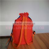 top sale Double fabric Nylon Drawstring Backpack with two locks and China knots