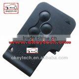 Okeytech Renault Megane 3 Buttons Smart Key Card Cover Without Blade Renault Megane Card Key