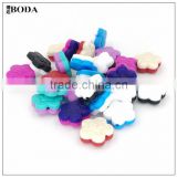 Loose silicone beads Flower silicone beads