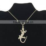 Silver Crystal Pave Butterfly Charms Necklace For Girls Wholesale thumbnail-6