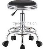 colorful hair salon master stool with wheels
