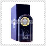 3D Laser Engraved Crystal Clocks With Nice Gift Box Packaged thumbnail-1