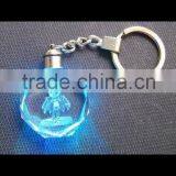 2016 Beautiful Crystal Keychain With LED Light