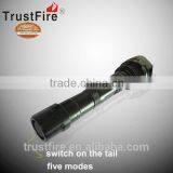 TrustFire 500lm TR-500 three cree XP-E Q5 three color red,blue,green police security flashlight