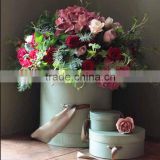 Custom Luxury Cardboard Paper Flower Box with handle