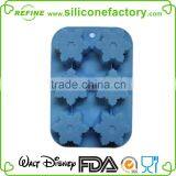 Christmas Colorful Cute Silicone Snowflake Shape Cake Mould thumbnail-1