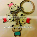 Fashion Enamel Panda Promotional KeyChain Wholesale FCA-15121