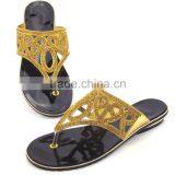High Quality Good Selling New Design Summer Slipper With Pretty Stone for Woman thumbnail-2
