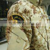 Custom Cotton Polyest Ripstop Desert Digital Camouflage Lybria Army Vertical Collar Fighting ACU Uniform thumbnail-3