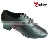 Top selling ballroom shoes black white dance shoes mens latin in high quality