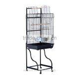 Pawhut 58" Bird Cage - Black thumbnail-2