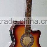 38" Acoustic Guitar With 4 Band EQ (cutway) thumbnail-1