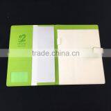 Leather Folder for Interview With Custom Logo Embossing 2 Hole Display Folder thumbnail-2