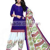 Blue Wholesale Dress Material in Surat