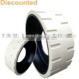 Hot Sale Non Marking 410x130 Small Trailer Solid Rubber Tires for Solid Wood Trailer From Famous Factory Directly thumbnail-1