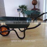 Garden Wheelbarrow WB3800 With Zinc Steel Trolley and Metal Rim thumbnail-1