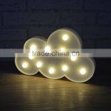 Promotion Gift White Cloud 11LED Home Room Wall Decoration Hanger Kids Children Baby Night Light thumbnail-2